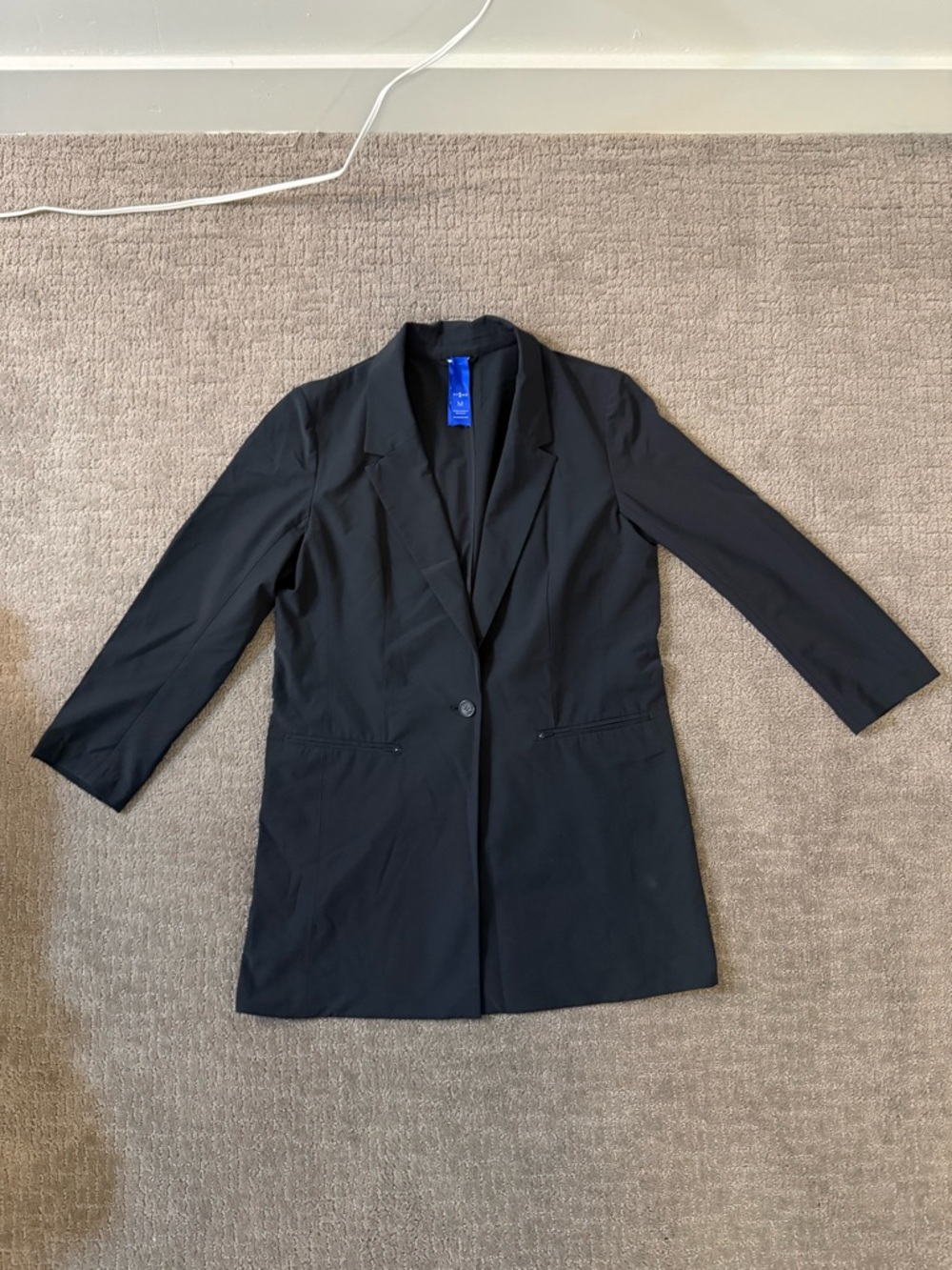 EUC Black Kit and Ace Navigator Packable/Washable Blazer, Size Medium